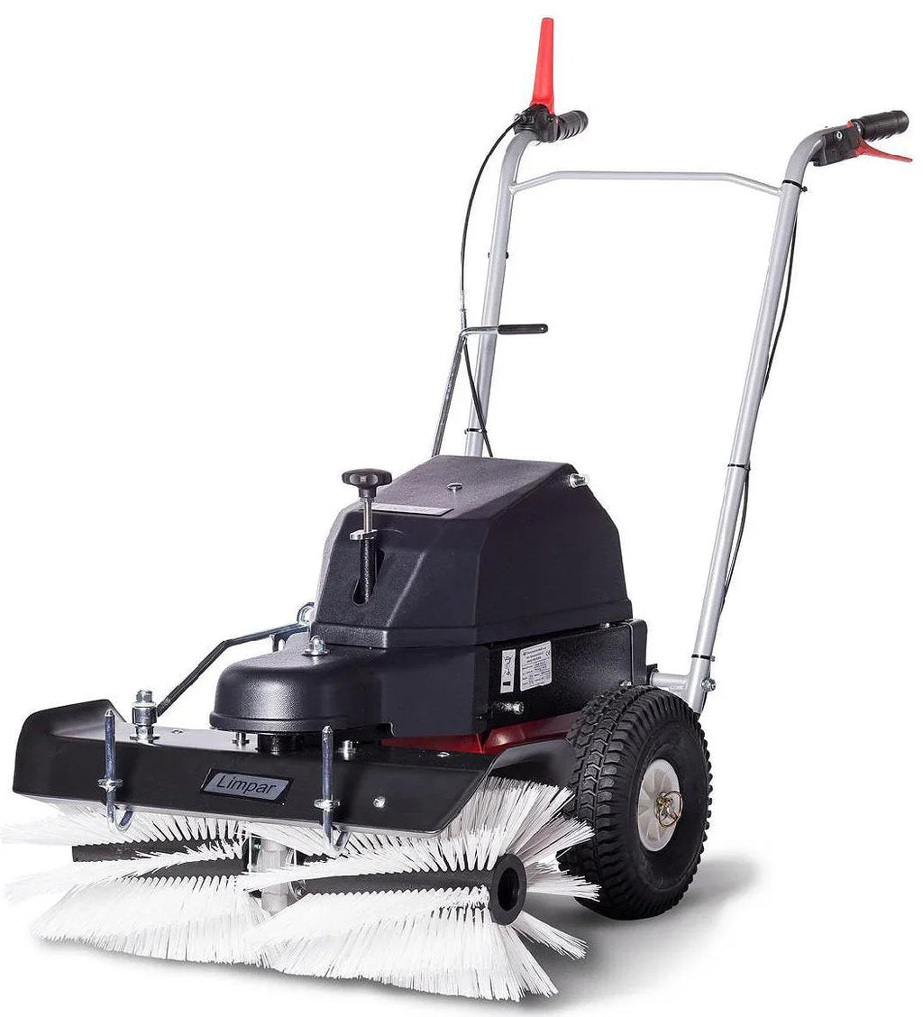 4F Schmutz- und Schneekehrmaschine Limpar Akku 26 mit Winterkehrbürstensatz