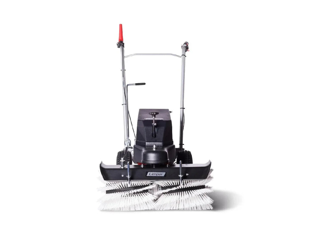 4F Schmutz- und Schneekehrmaschine Limpar Akku 26 mit Seitenbesen Links