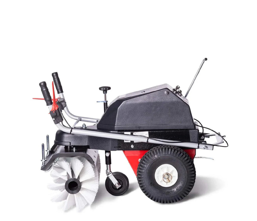 4F Schmutz- und Schneekehrmaschine Limpar Akku 26 mit Winterkehrbürstensatz