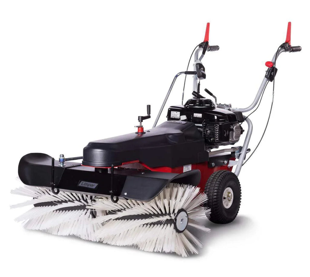 4F Schmutz- und Schneekehrmaschine Limpar 102 E-Start mit Winterkehrbürstensatz
