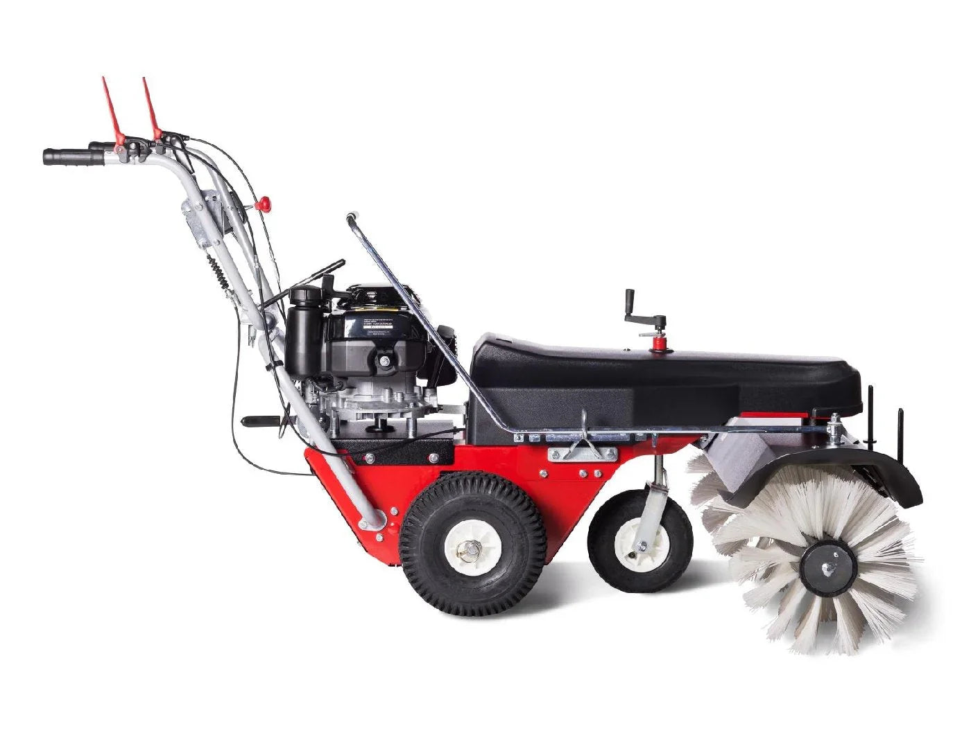 4F Kehrmaschine Limpar 122 B&S mit Winterkehrbürstensatz