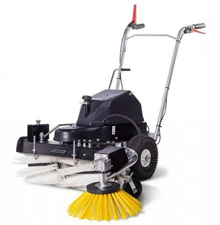 4F Schmutz- und Schneekehrmaschine Limpar Akku 26 mit Seitenbesen Links