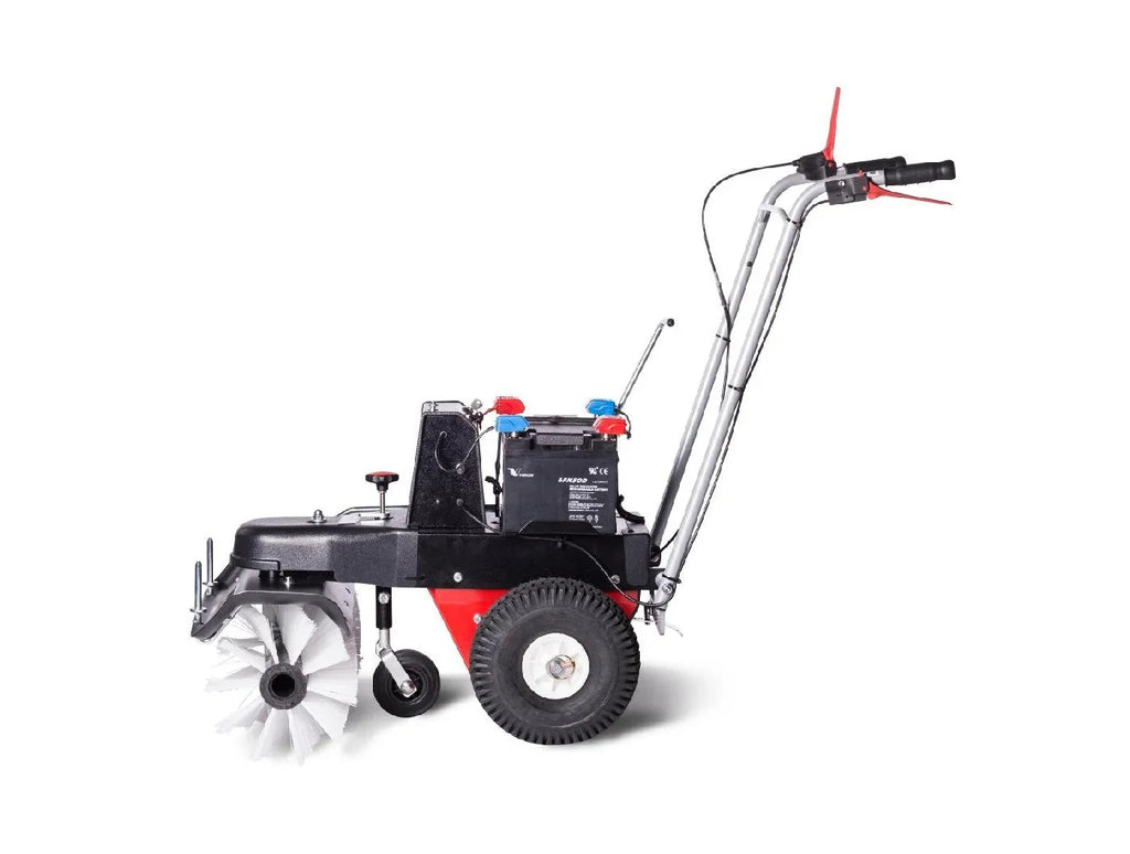 4F Schmutz- und Schneekehrmaschine Limpar Akku 52 mit Kehrbürstensatz