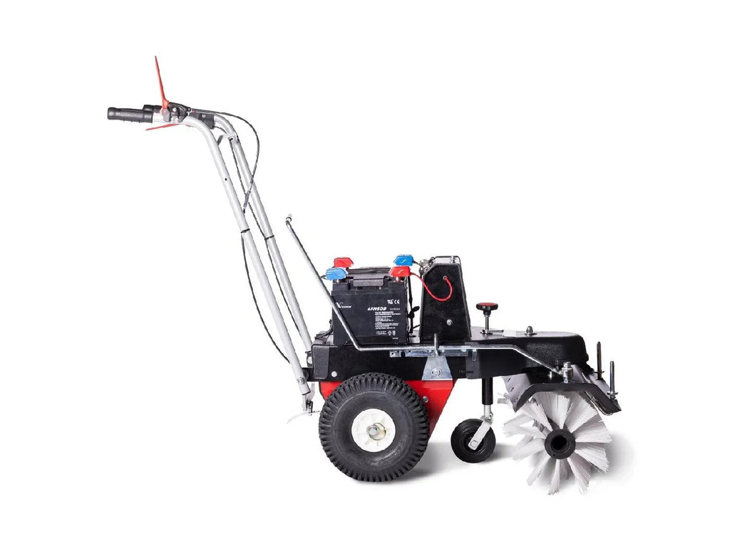 4F Schmutz- und Schneekehrmaschine Limpar Akku 52 mit Winterkehrbürstensatz