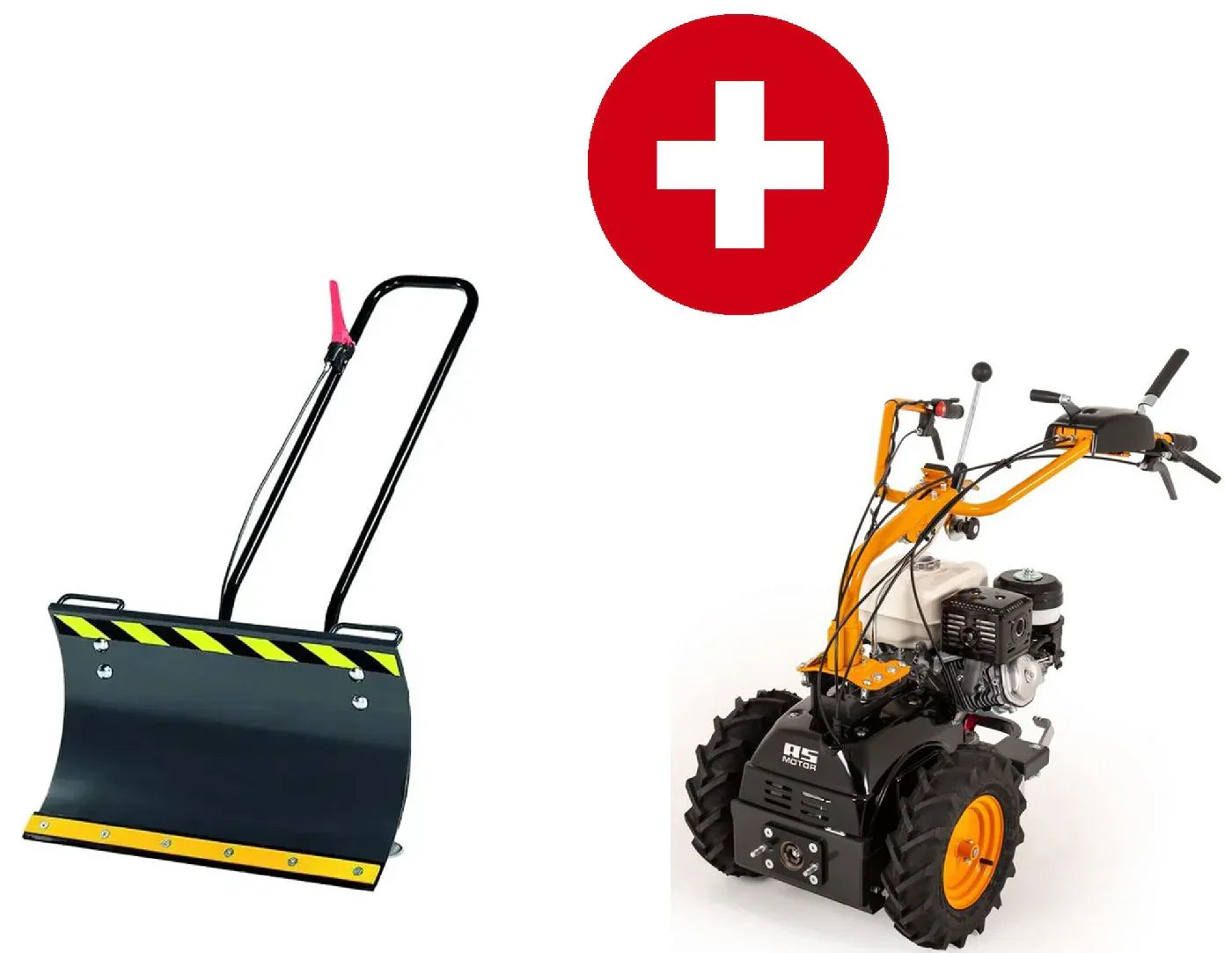 AS-Motor Einachser AS 600 Multi Pro Grundgerät - Bundle - mit Schneeräumschild