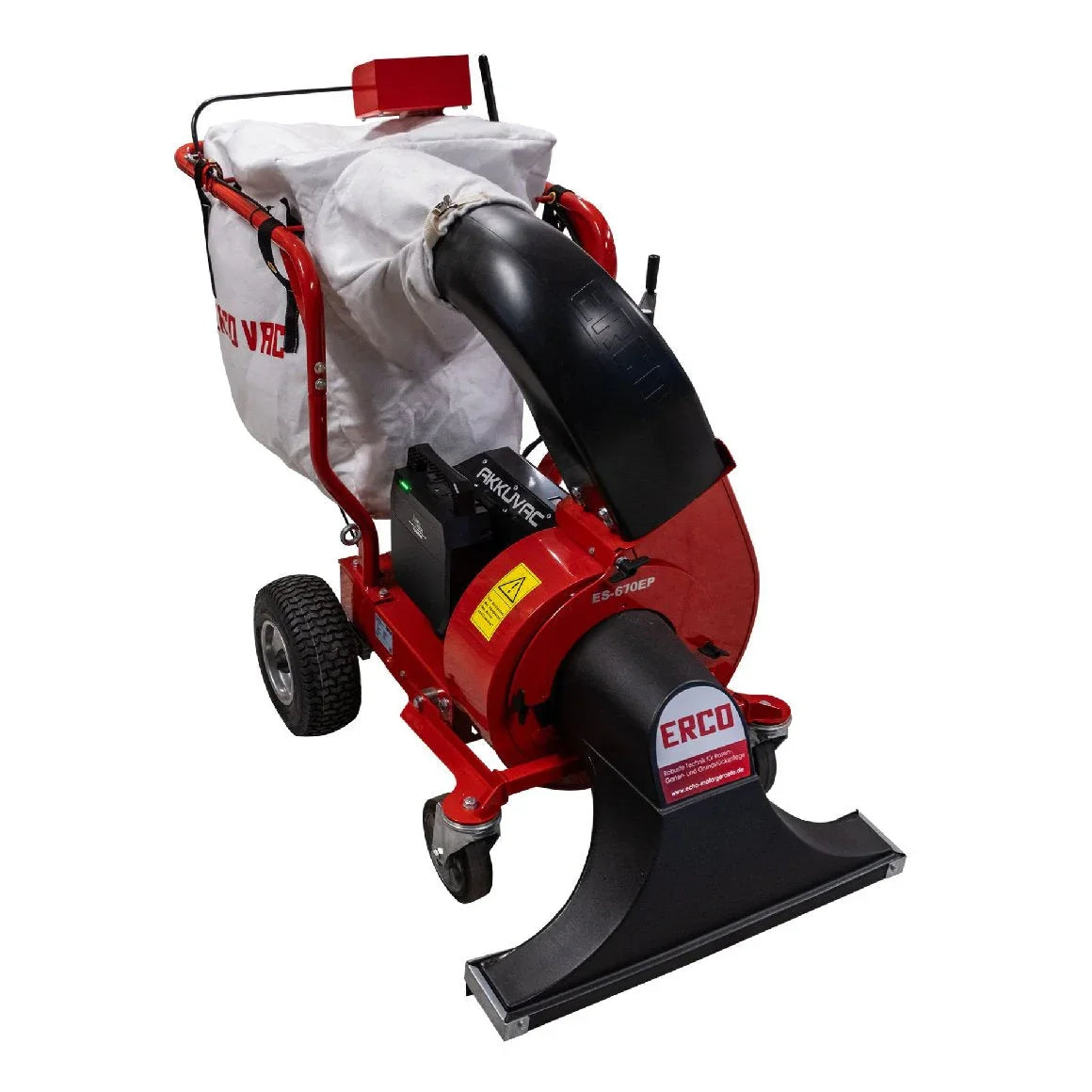 ERCO Akku Abfall- und Laubsauger ES-670EP Akkuvac ohne Akku und Ladegerät