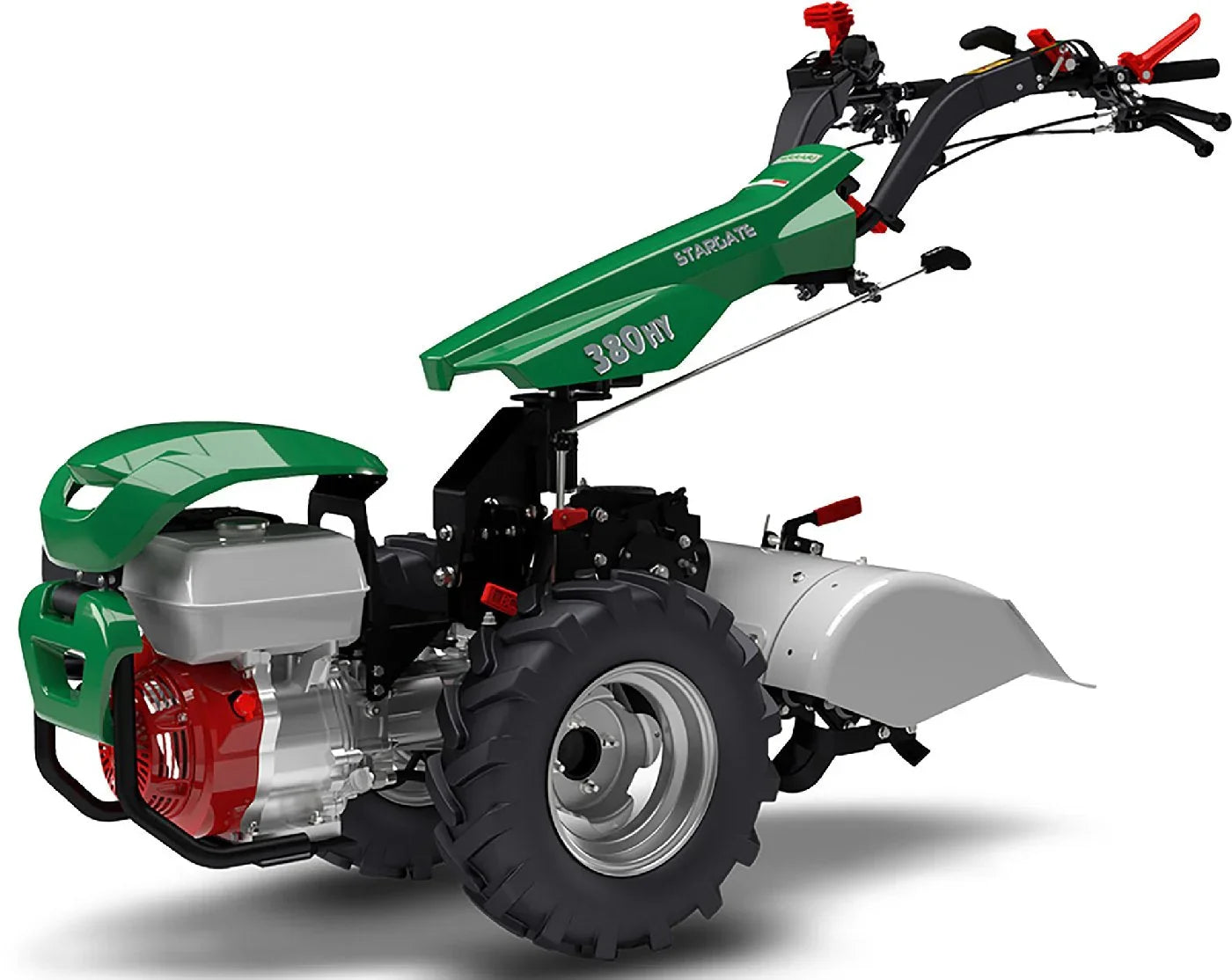 FERRARI Einachser 380 HY Powersafe E-Start Honda GX390 Grundgerät mit Radsatz 5.00-10, ohne Anbaugeräte und Motorhaube