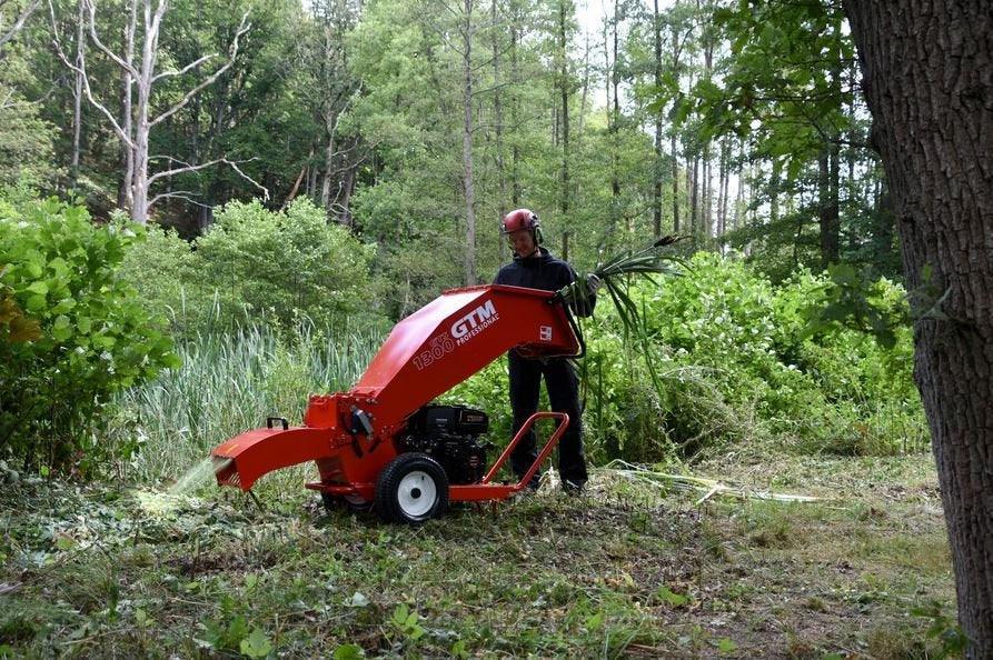 GTM Professional Benzin-Häcksler GTS1300CTO - mit drehbarem Auswurf
