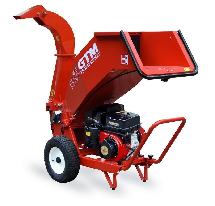 GTM Professional Benzin-Häcksler GTS1300MTO - mit drehbarem Auswurf