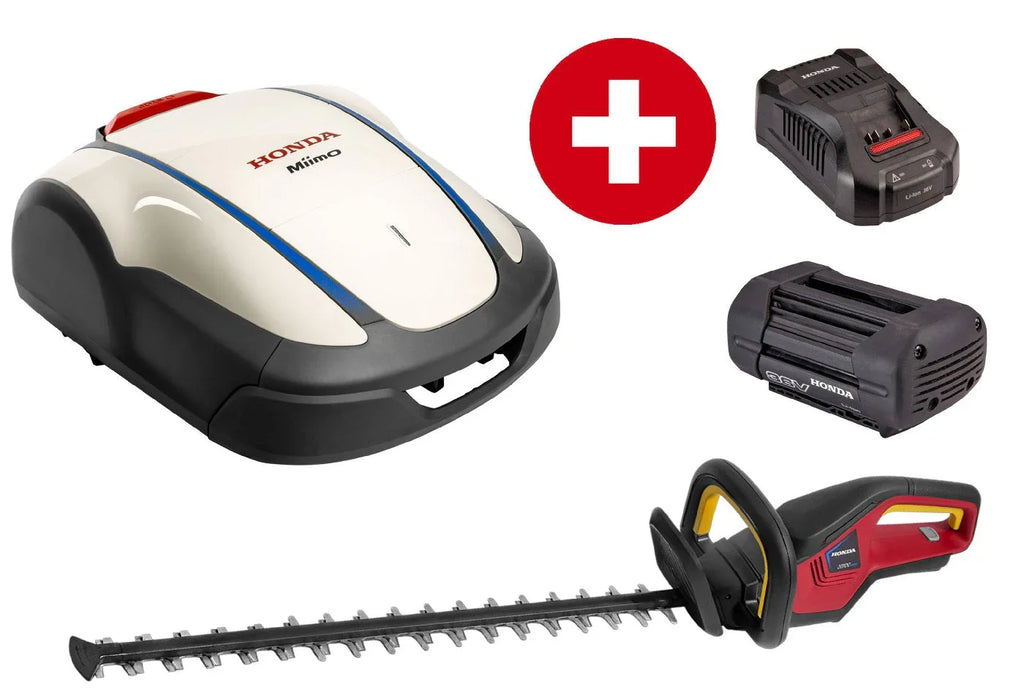 Honda Mähroboter Miimo HRM 4000 live Set Akku-Heckenschere inkl. Heckenschere, Akku und Ladegerät