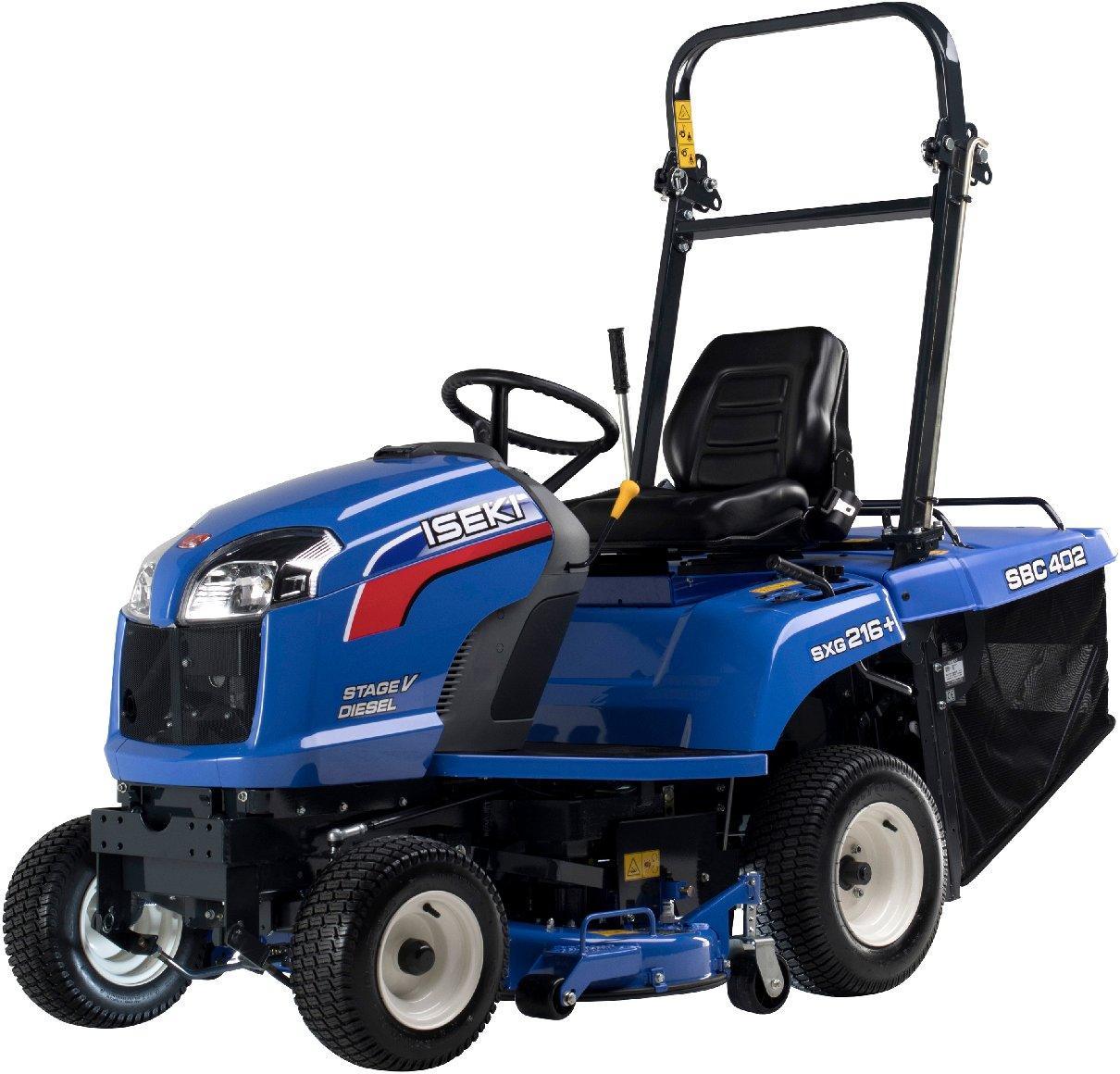 Iseki Diesel-Rasentraktor SXG 216 M mit StVZO Paket mit mechanischer Entleerung