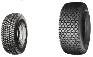 Iseki Rasenräder breit vorn 24 x 8.50 - 12, hinten 315 / 75 D15 passend für TM 32