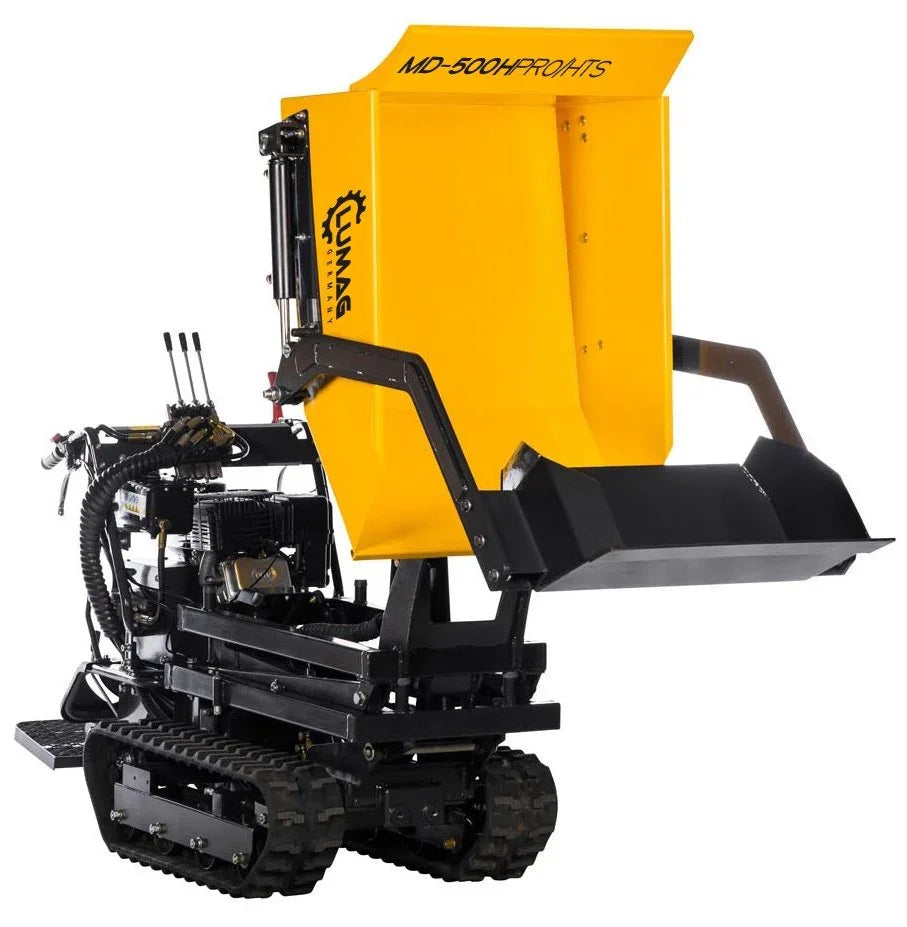 Lumag Hydr. Benzin-Raupendumper (High-Tip-Funktion) MD 500H PROHTS (mit Schaufel)