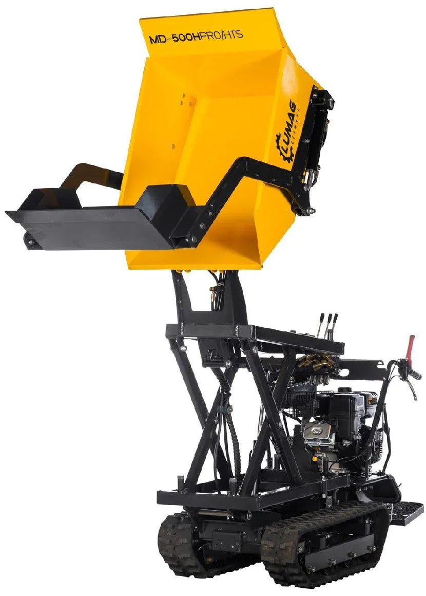 Lumag Hydr. Benzin-Raupendumper (High-Tip-Funktion) MD 500H PROHTS (mit Schaufel)