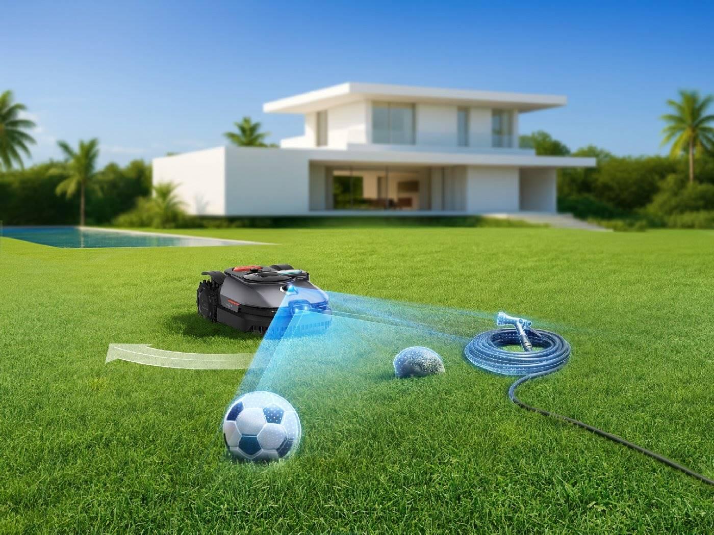 Nexlawn Mähroboter ohne Begrenzungskabel Vidar 1600 - für große Rasenflächen