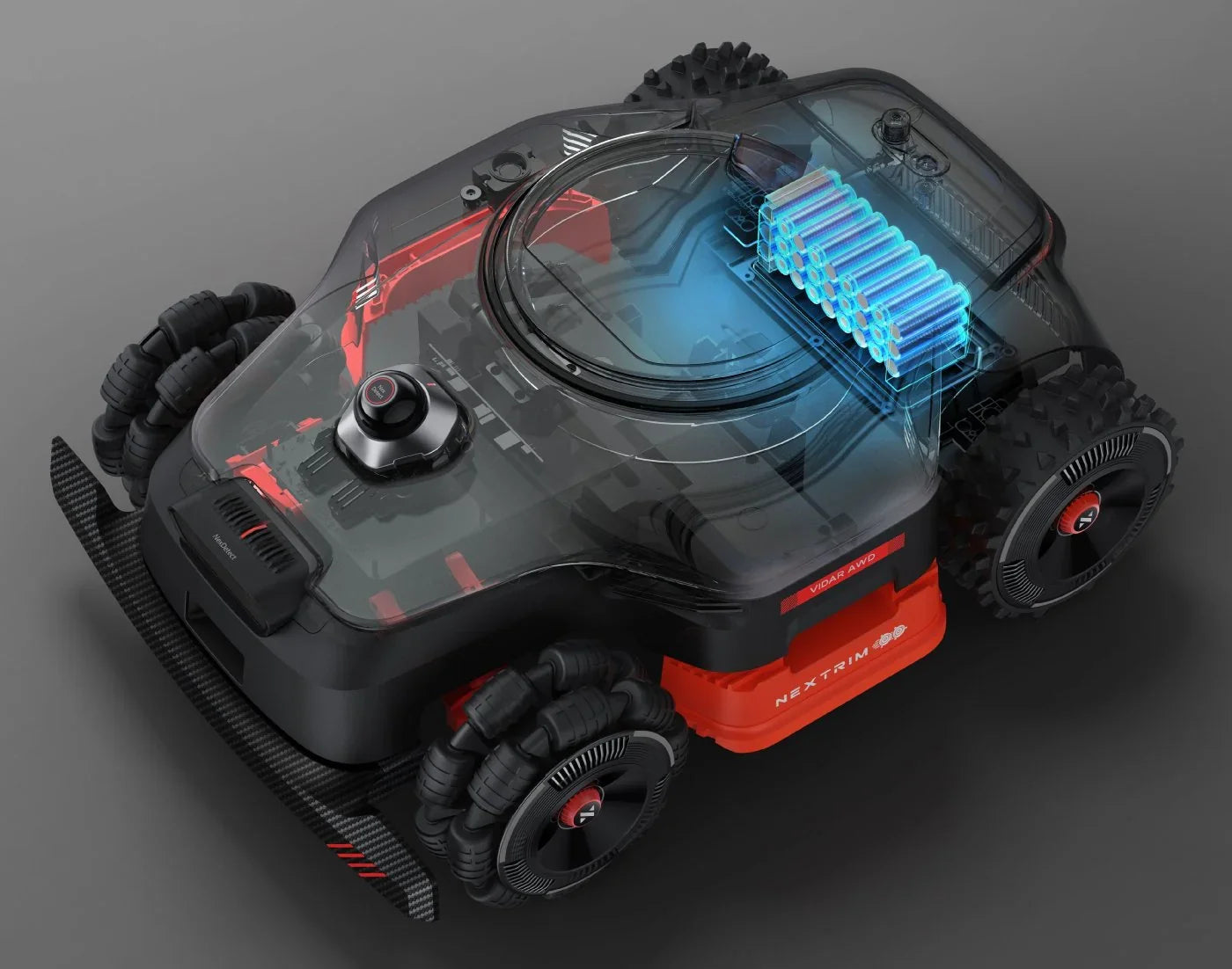 Nexlawn Mähroboter ohne Begrenzungskabel Vidar 3000 AWD - für sehr große Rasenflächen