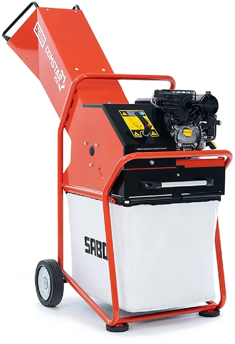 Sabo Benzin-Häcksler Comstar 210 Gartenhäcksler mit Fangkorb
