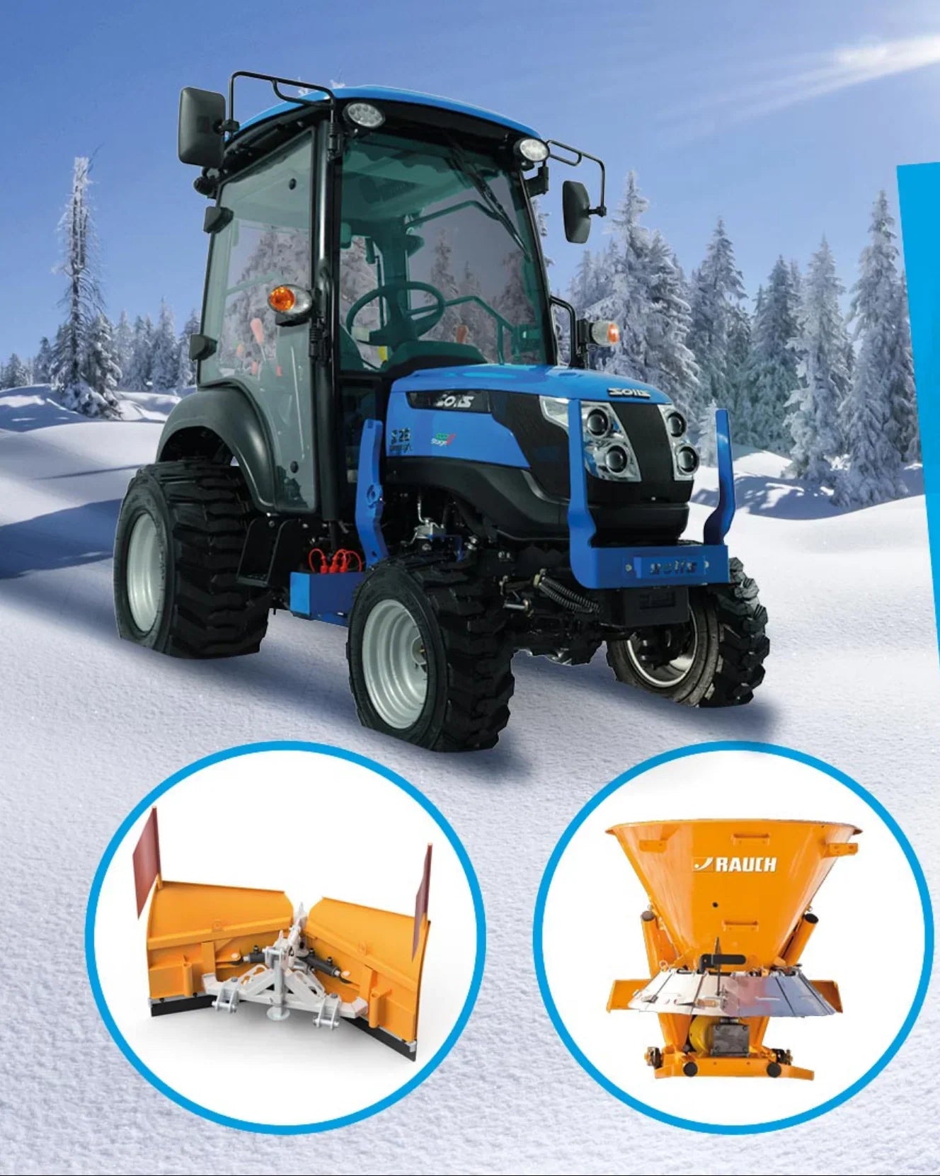 Solis Kompakttraktor 26 9+9 Kabine mit Winterpaket 5