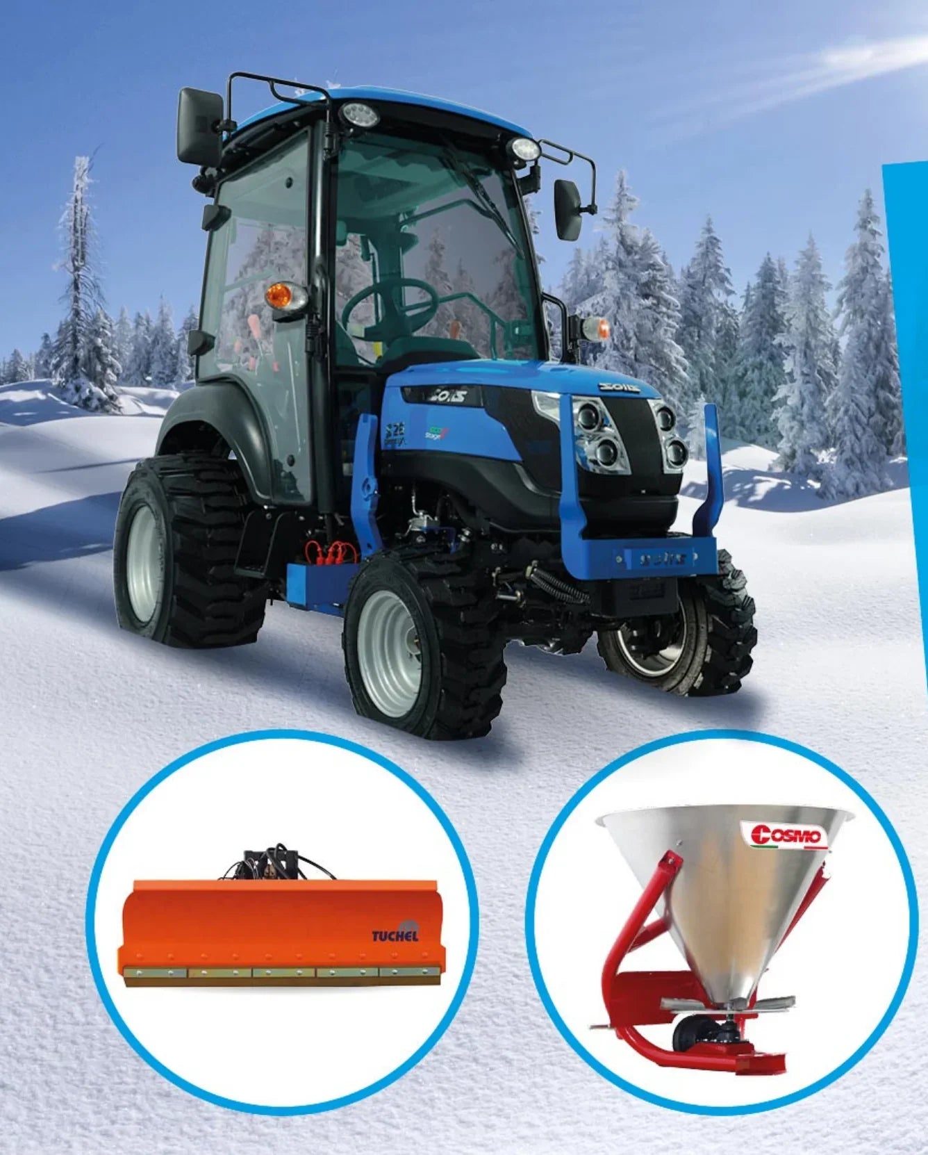 Solis Kompakttraktor 26 9+9 Kabine mit Winterpaket 7