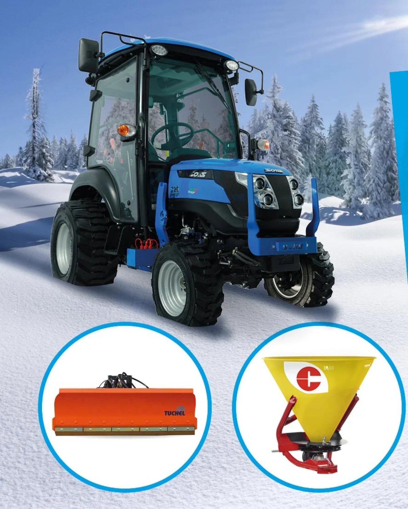 Solis Kompakttraktor 26 9+9 Kabine mit Winterpaket 8