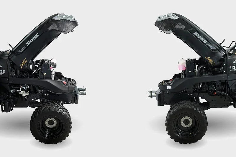 Solis Kompakttraktor 26 HST Panther Sondermodell in Schwarz Grundmaschine ohne Bereifung