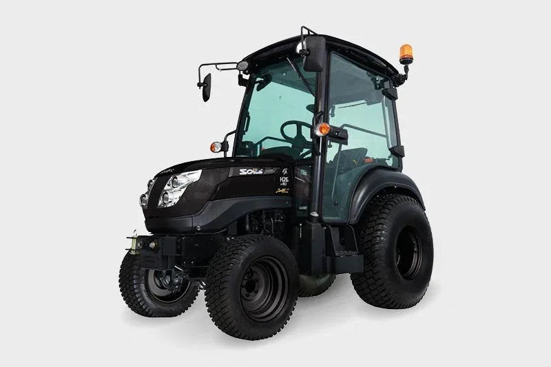 Solis Kompakttraktor 26 HST Panther in schwarz mit Kabine Grundmaschine ohne Bereifung