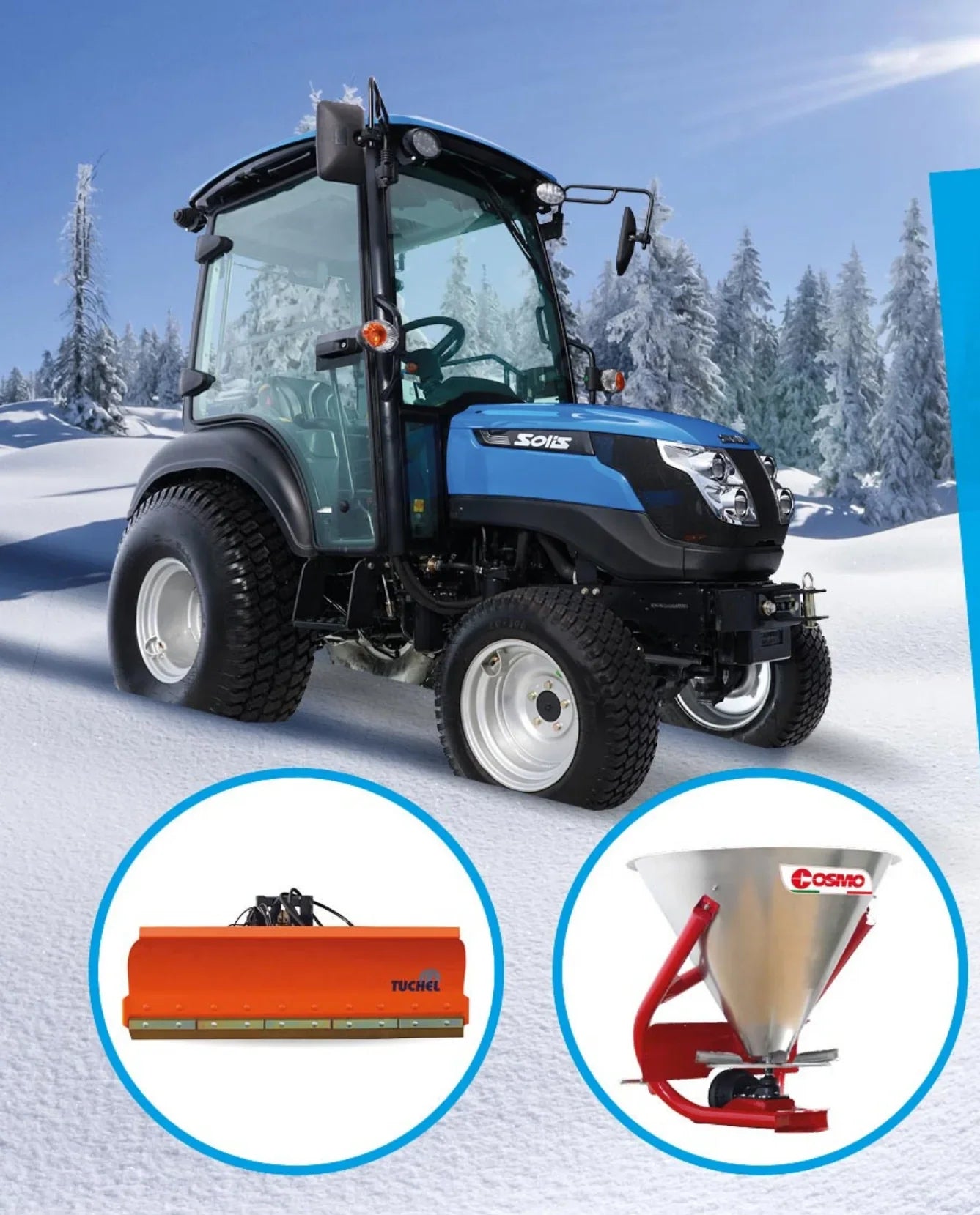 Solis Kompakttraktor 26 HST mit Winterpaket 3