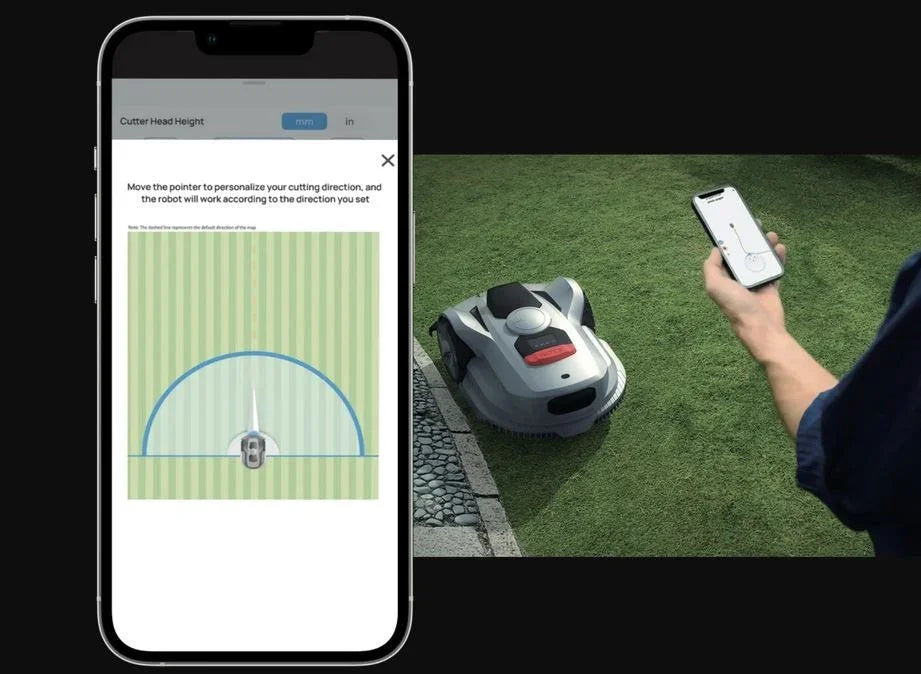 Sunseeker kabelloser Mähroboter Elite X5 - für große Rasenflächen mit Allradantrieb