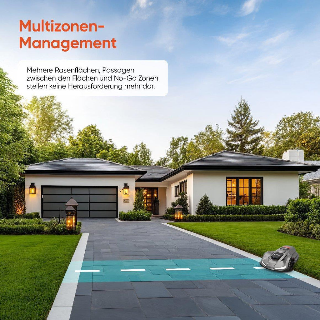 Sunseeker kabelloser Mähroboter Elite X7 - für sehr große Rasenflächen mit Allradantrieb