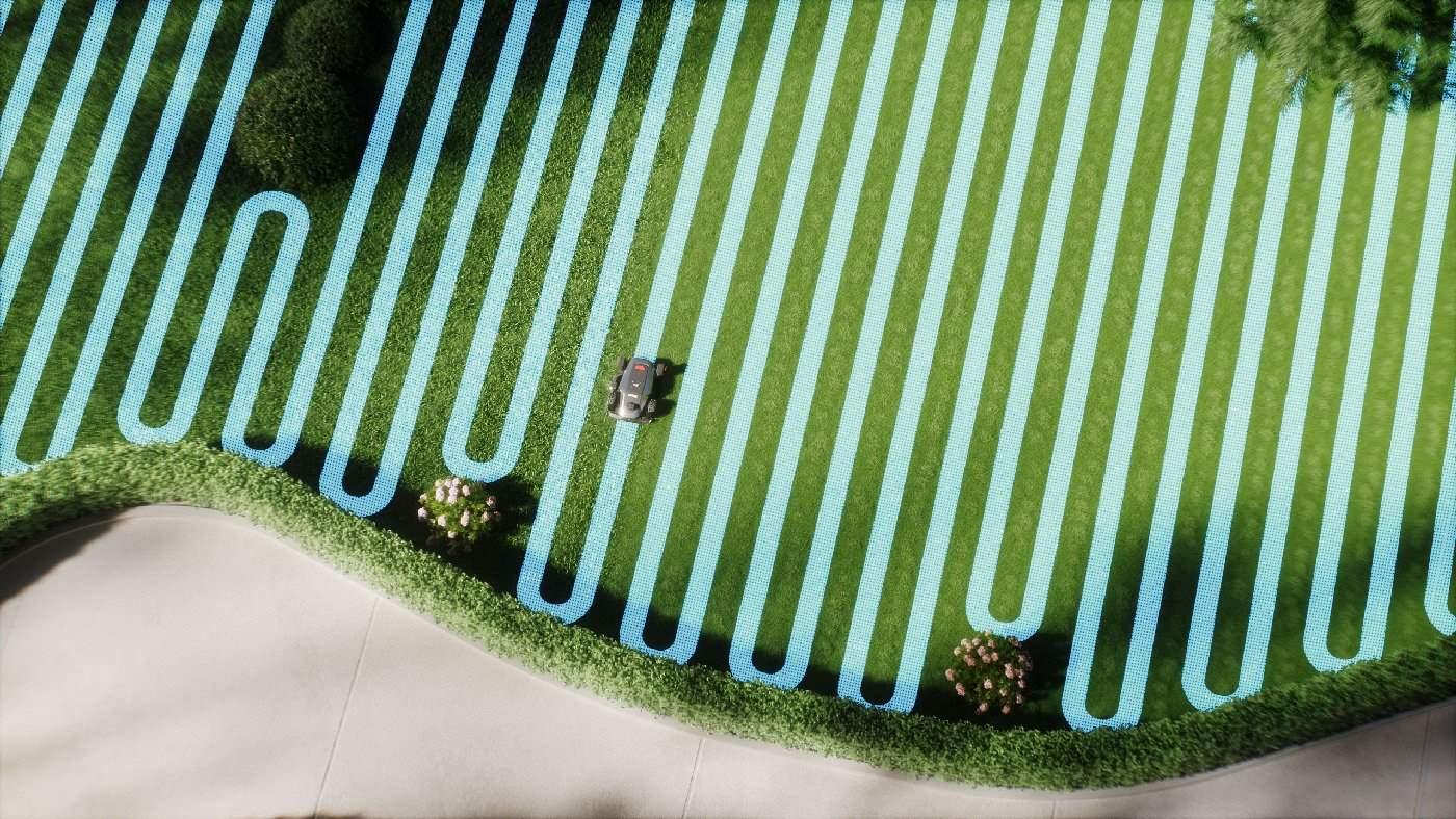 Sunseeker kabelloser Mähroboter X9 für Sportplätze und Großflächen (mit Allrad)